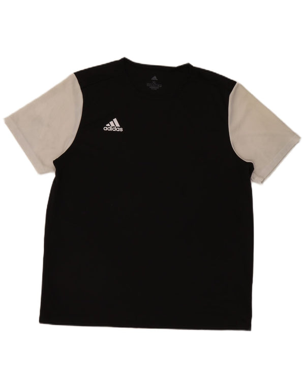 Adidas Ανδρικό T-Shirt Aeroready Top XL Μαύρο Colourblock Πολυεστέρας