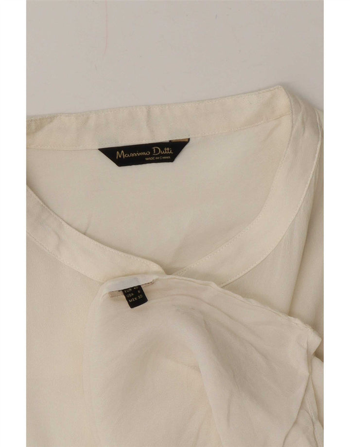 Massimo Dutti Γυναικείο πουλόβερ πουκάμισο EU 40 Medium Off White