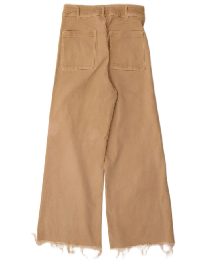 Zara Γυναικείο Wide Leg Jeans EU 40 Medium W30 L31 Beige