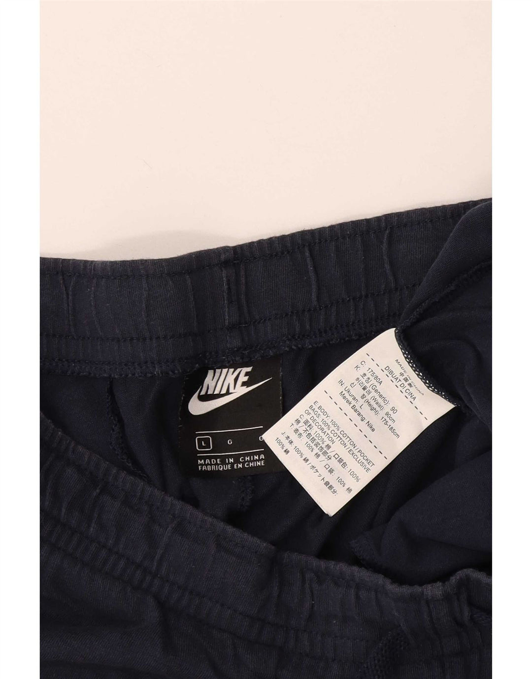 Ανδρικό αθλητικό σορτς Nike, μεγάλο μπλε, βαμβακερό