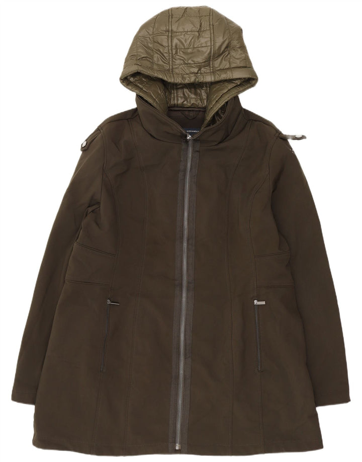 Γυναικείο Στρατιωτικό παλτό French Connection UK 18 XL Khaki Polyester