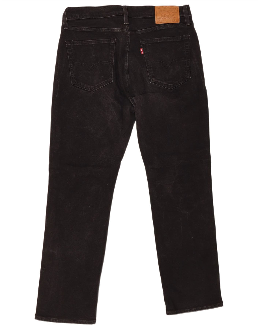 Levi's Mens 514 Straight Jeans W33 L28 Μαύρο βαμβακερό