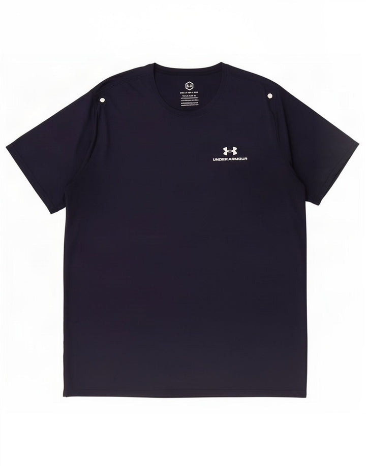 Under Armour Ανδρικό T-Shirt Top 2XL Navy Blue Polyester