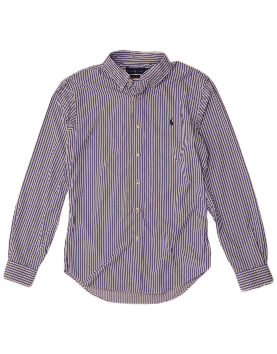 Ανδρικό πουκάμισο Ralph Lauren Slim Fit Nylon με μεσαίο μπλε pinstripe