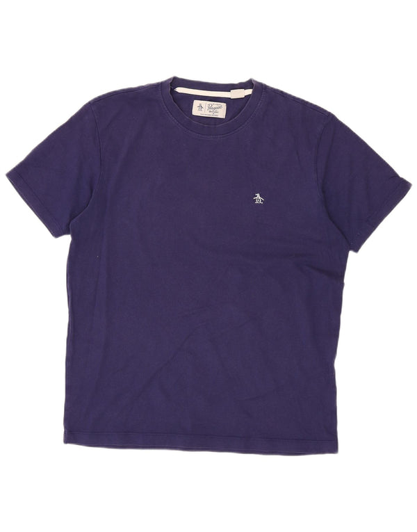 Ανδρικό T-Shirt Penguin Top Large Navy Blue από βαμβάκι
