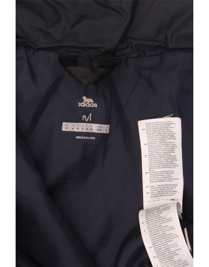 Adidas Ανδρικό μπουφάν με επένδυση UK 38 Medium Navy Blue Polyester