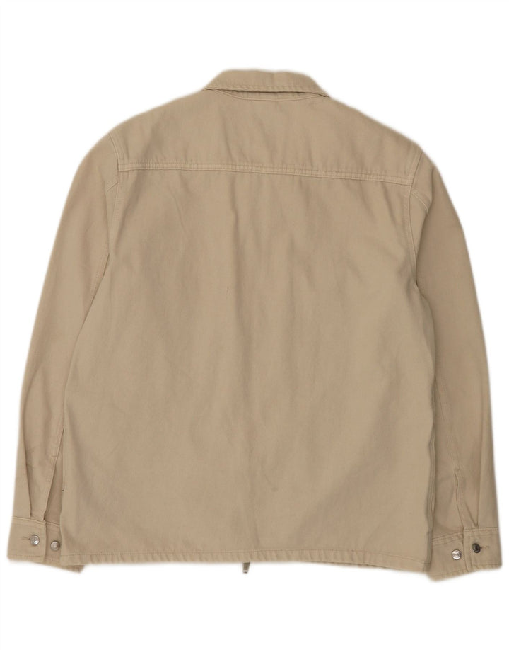Zara Ανδρικό Utility Jacket UK 42 XL Beige Cotton