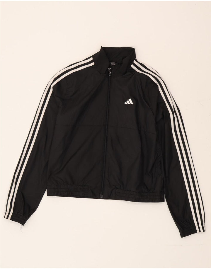 Κορίτσια αθλητική φόρμα Adidas Top Jacket 14-15 ετών Μαύρο Πολυεστέρα
