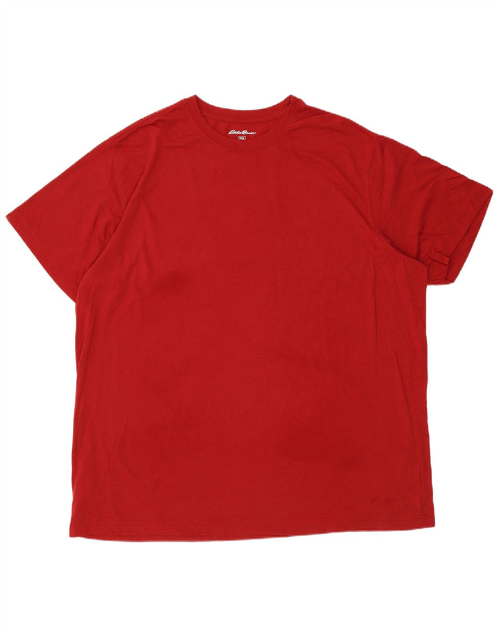 EDDIE BAUER Ανδρικό T-Shirt Top 2XL Κόκκινο βαμβακερό