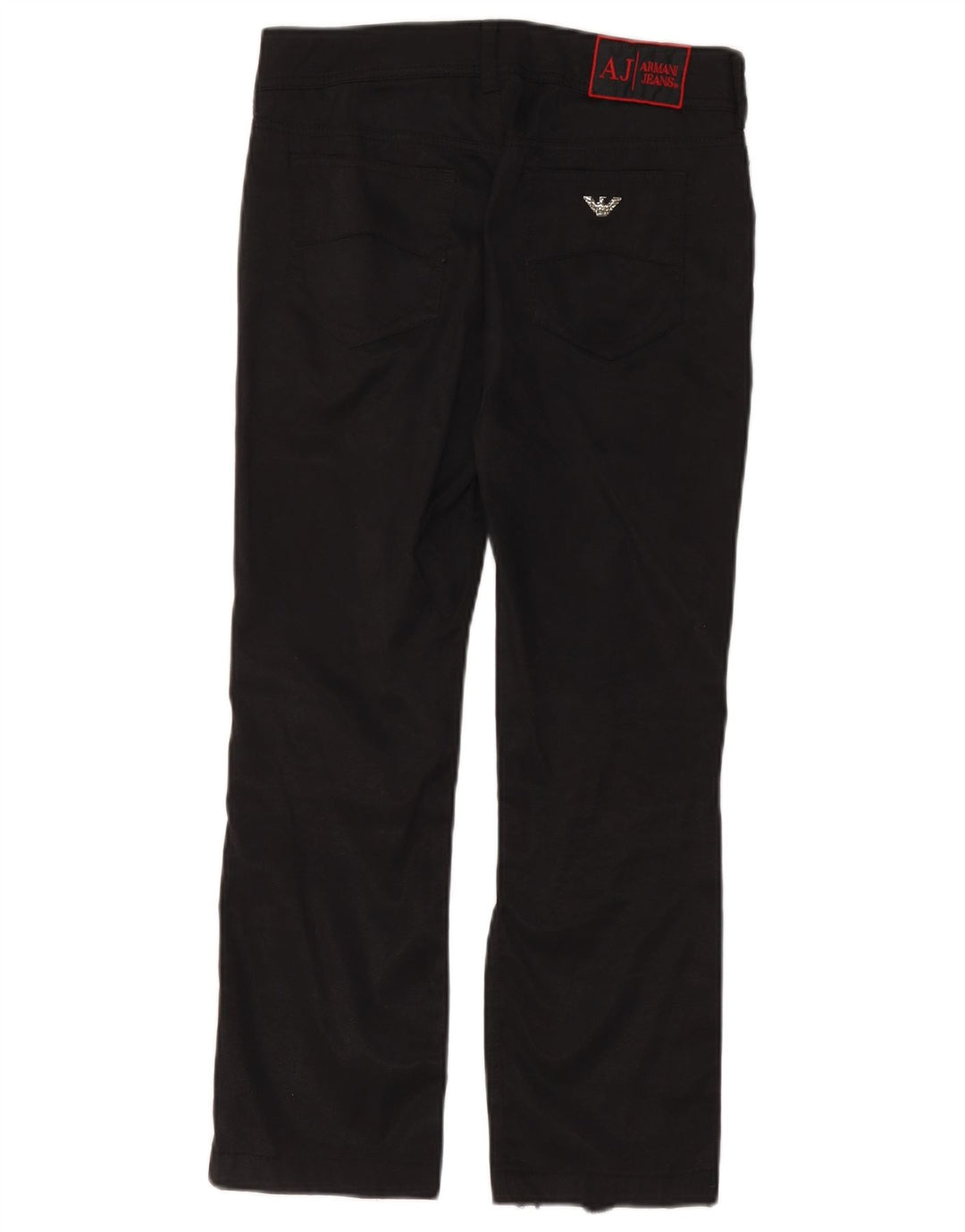 Armani γυναικείο ίσιο casual παντελόνι W28 L24 μαύρο πολυαμίδιο