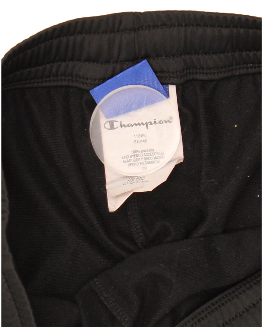 Ανδρική φόρμα Champion Παντελόνι Joggers Μικρό Μαύρο Πολυεστέρα
