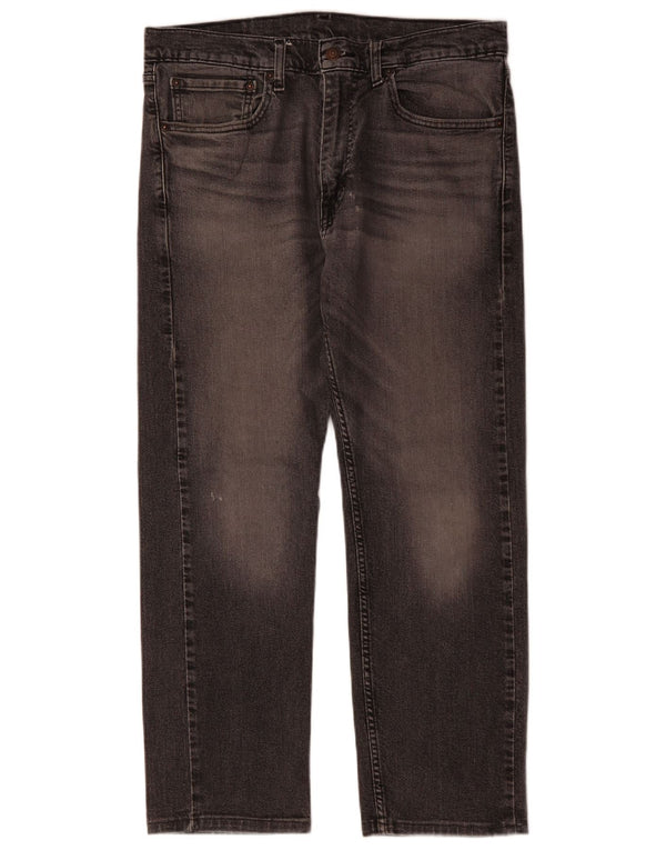 Levi's Mens 505 Straight Jeans W34 L27 Γκρι βαμβακερό