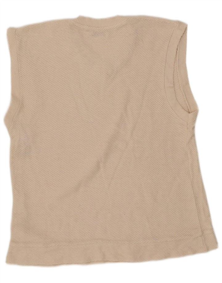 Zara ανδρικό γιλέκο Tank Top Βαμβακερό μεσαίο εκρού