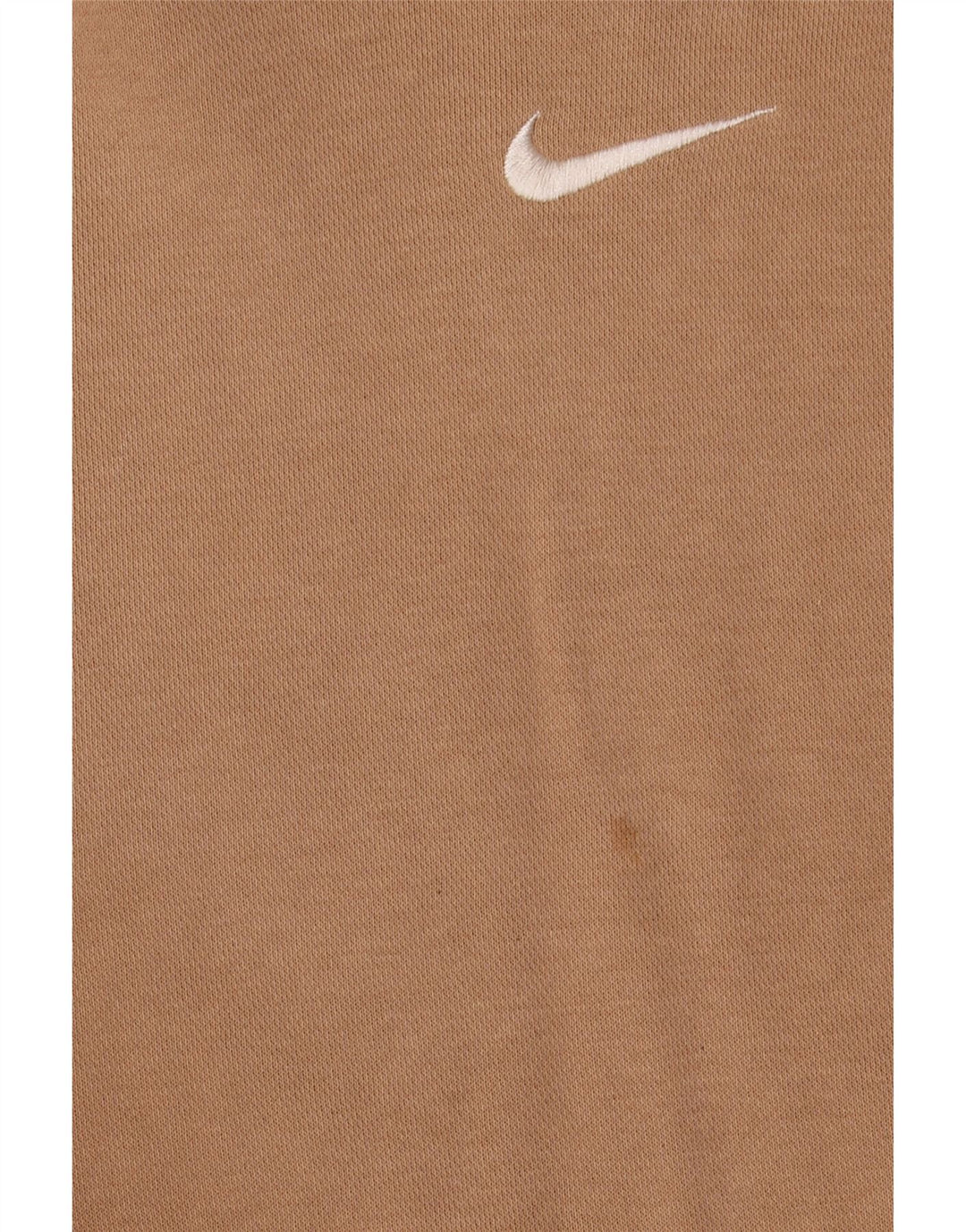 Ανδρικό φούτερ με φούτερ Nike, μεγάλο μπεζ βαμβακερό