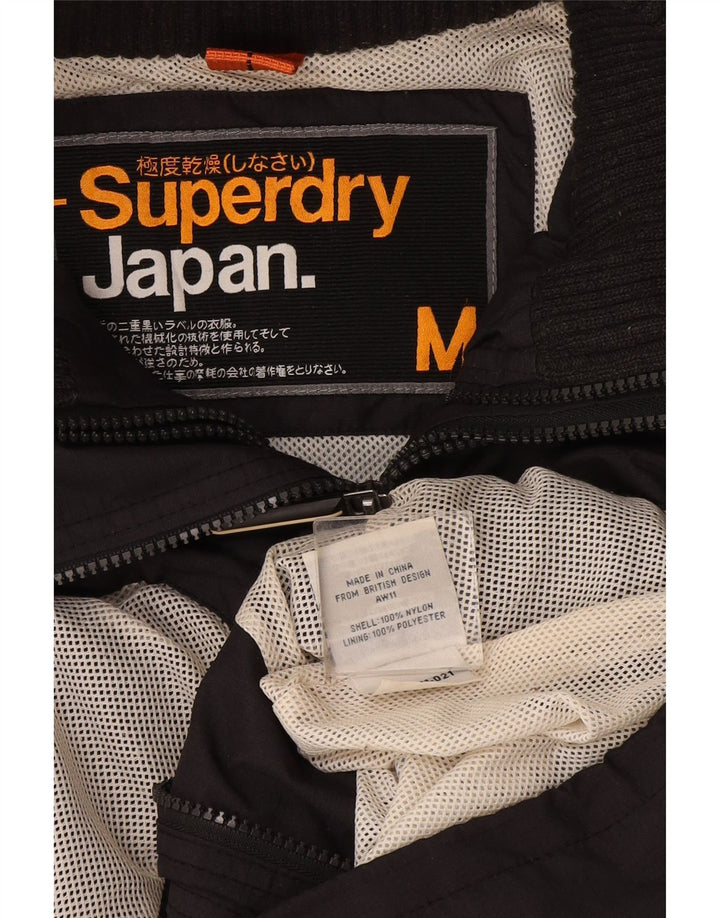 Superdry γυναικείο μπουφάν βροχής UK 14 Medium Grey Nylon