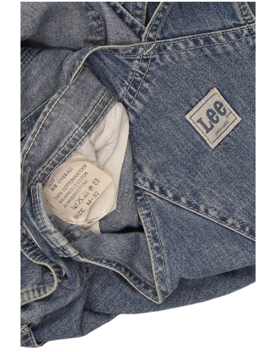 Lee Mens Dungarees Jeans Medium W32 L32 Μπλε βαμβακερό