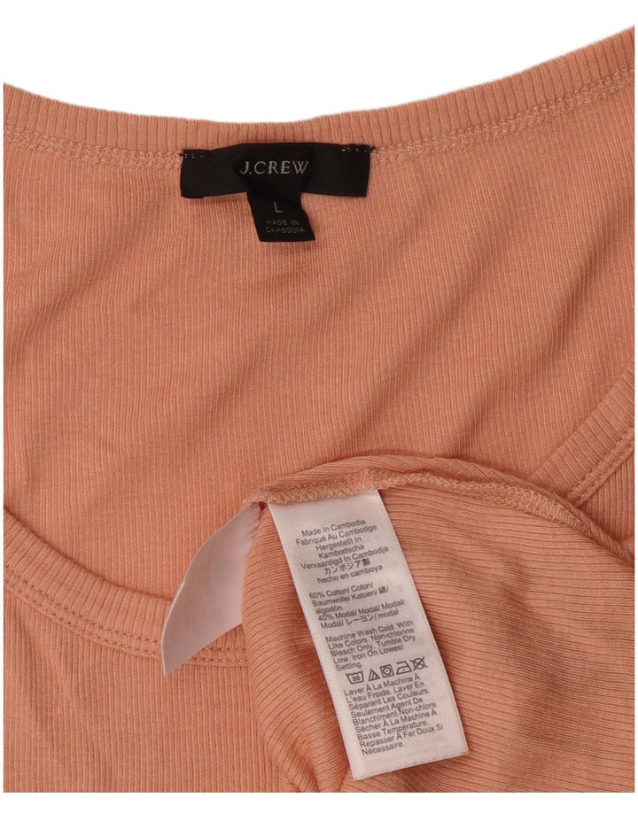 J. Crew Γυναικείο γιλέκο τοπ UK 14 Μεγάλο πορτοκαλί βαμβακερό