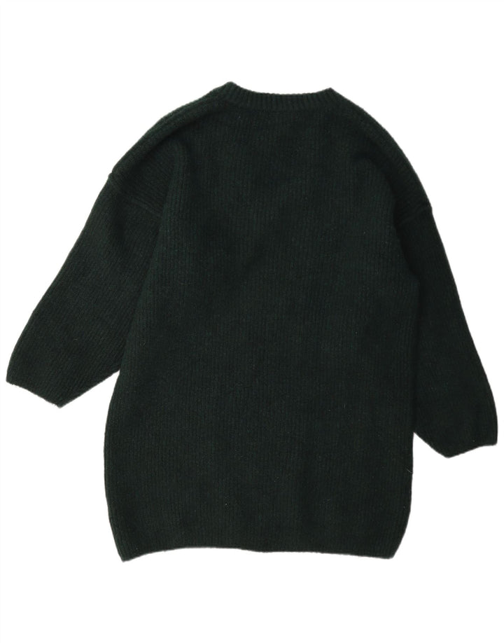 Topshop γυναικείο πουλόβερ με λαιμόκοψη V-λαιμόκοψη UK 14 Μεσαίο πράσινο πολυεστέρα