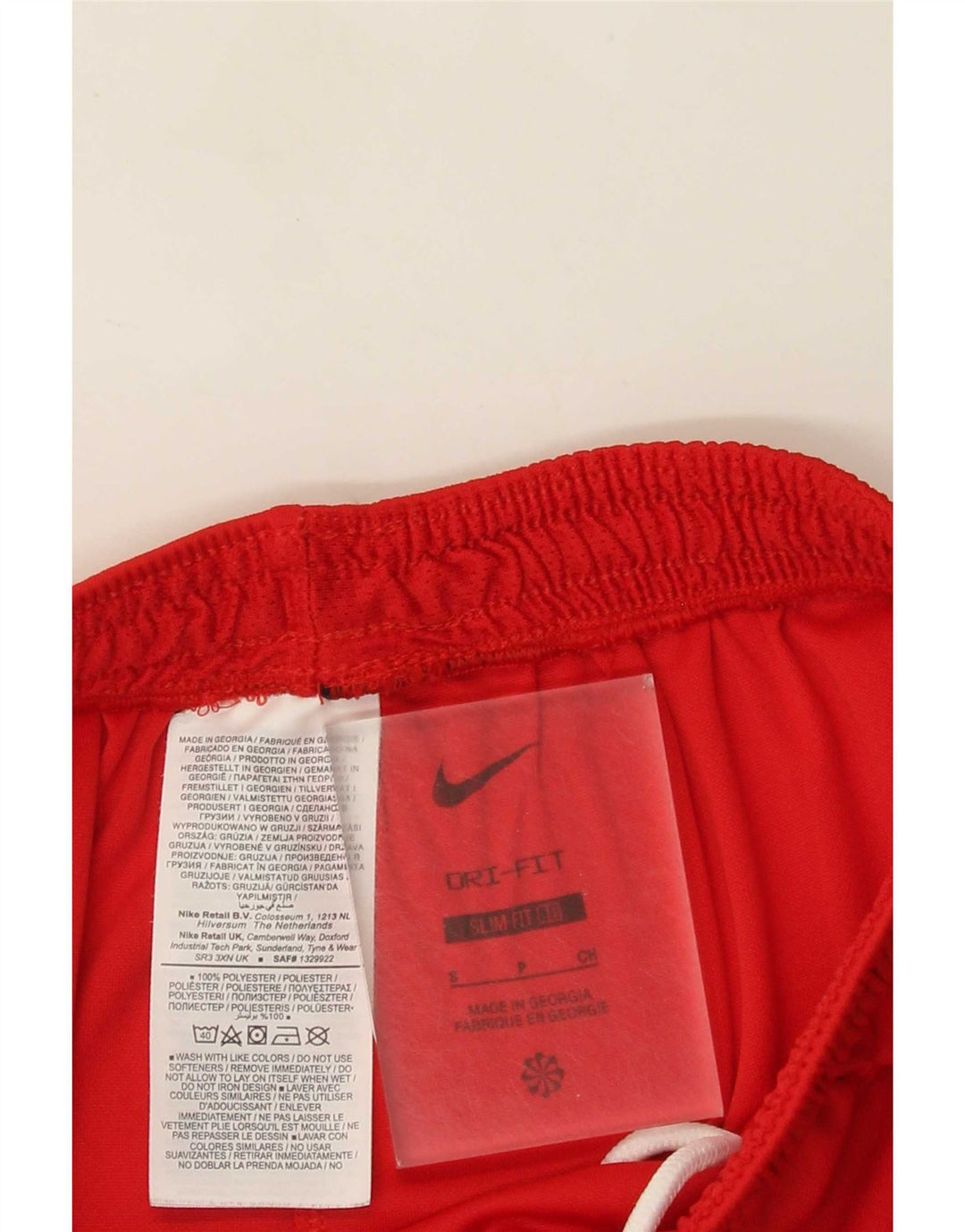Ανδρικό αθλητικό σορτς Nike Dri Fit Slim Fit Μικρό κόκκινο πολυεστέρα