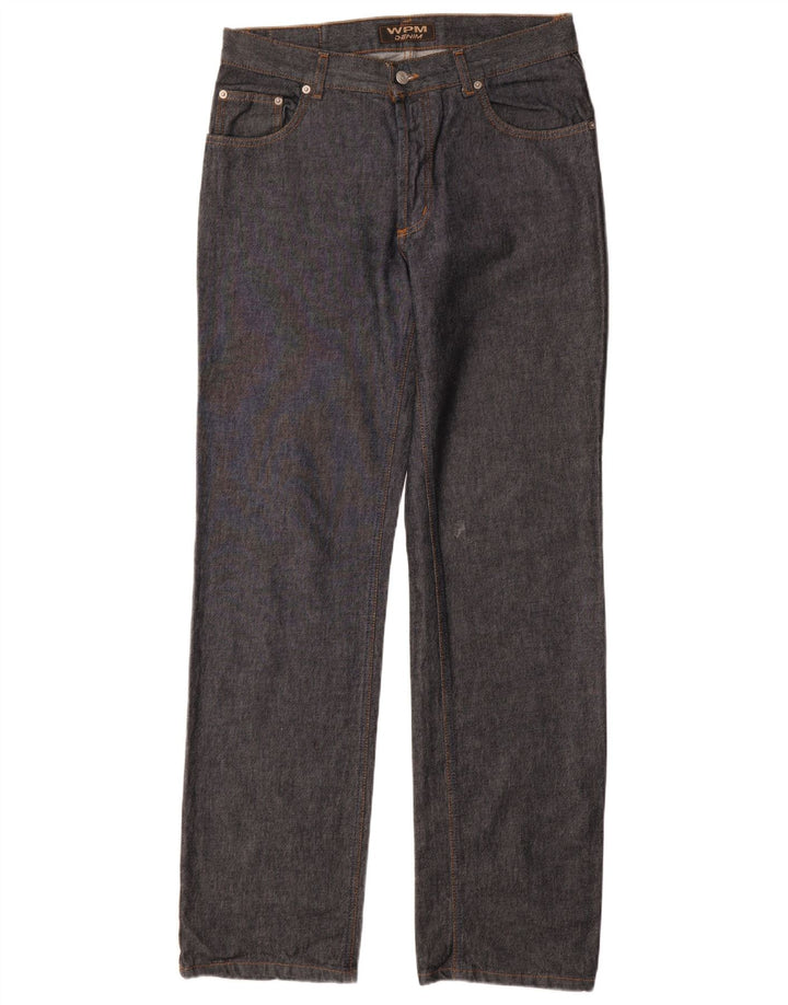 WAMPUM Ανδρικό τζιν ίσιο IT 48 Medium W33 L35 Navy Blue Cotton