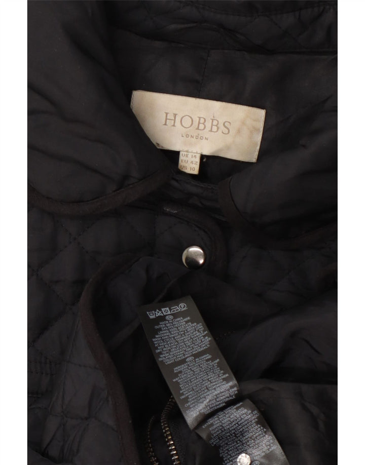 Γυναικείο καπιτονέ πανωφόρι Hobbs UK 14 Medium Black Polyamide