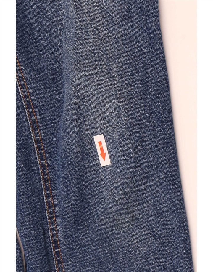 Desigual γυναικείο τζιν μποτάκι EU 38 Medium W28 L27 Μπλε φλοράλ βαμβακερό