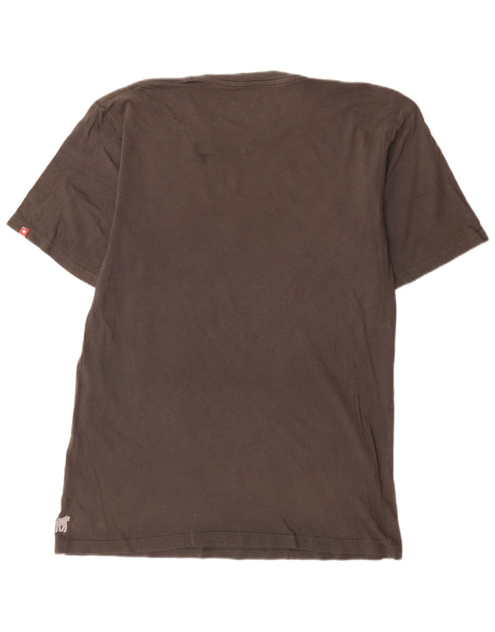 Ανδρικό γραφικό T-Shirt DC Top μεγάλο γκρι βαμβακερό