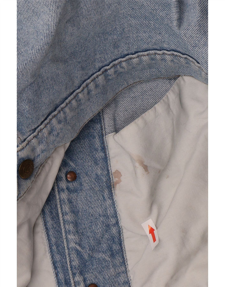 POP 84 Ανδρικό Τζιν Μπουφάν UK 40 Large Blue