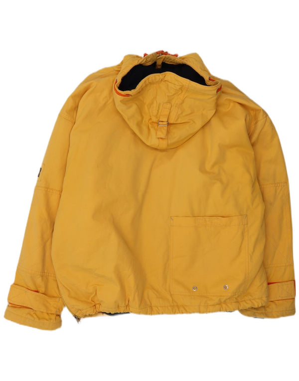 Napapijri Ανδρικό Γεωγραφικό Γραφικό Μπουφάν Anorak UK 40 Large Yellow