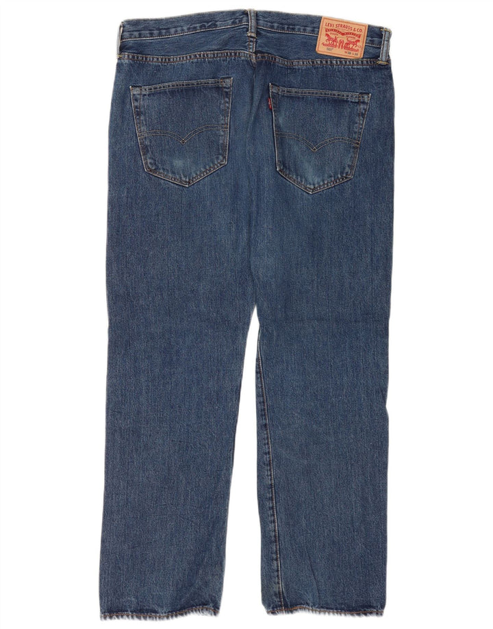 Levi's Mens 501 Regular Fit Straight Jeans W36 L30 Μπλε βαμβακερό