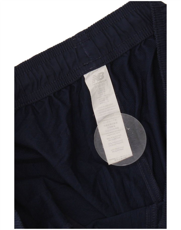 Ανδρική αθλητική φόρμα New Balance Παντελόνι Μεγάλο Navy Blue Polyester