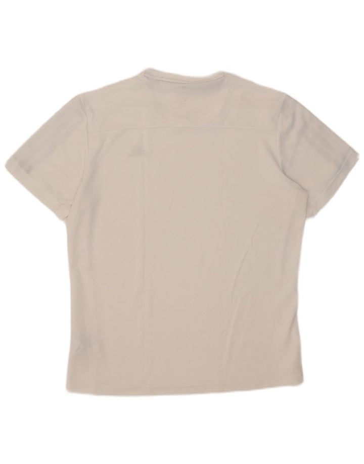 Ανδρικό T-Shirt Climalite Adidas Top Medium White Polyester