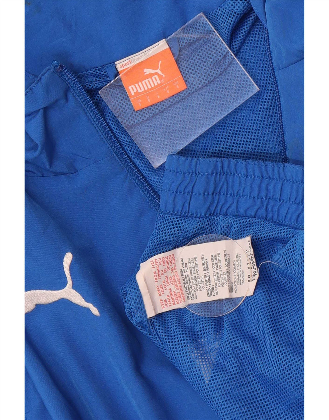 Ανδρική φόρμα Puma Top Jacket Small Blue Colourblock Polyester Sports