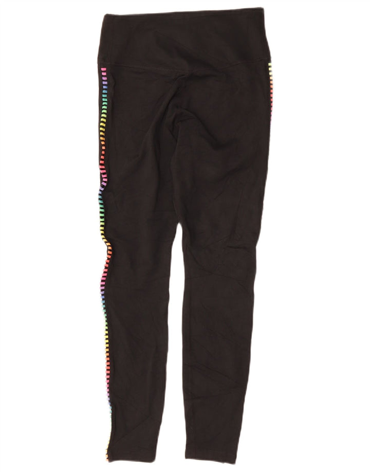 Γυναικείο κολάν Nike Dri Fit UK 8 Μικρός μαύρος γεωμετρικός πολυεστέρας