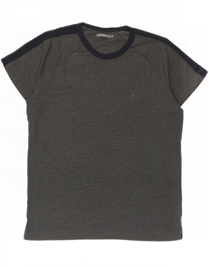 Ανδρικό T-Shirt French Connection Top XL Grey Colourblock Βαμβακερό
