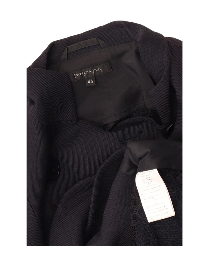 Patrizia Pepe Γυναικείο Μπλέιζερ Διπλό Μπουφάν IT 44 Medium Navy Blue