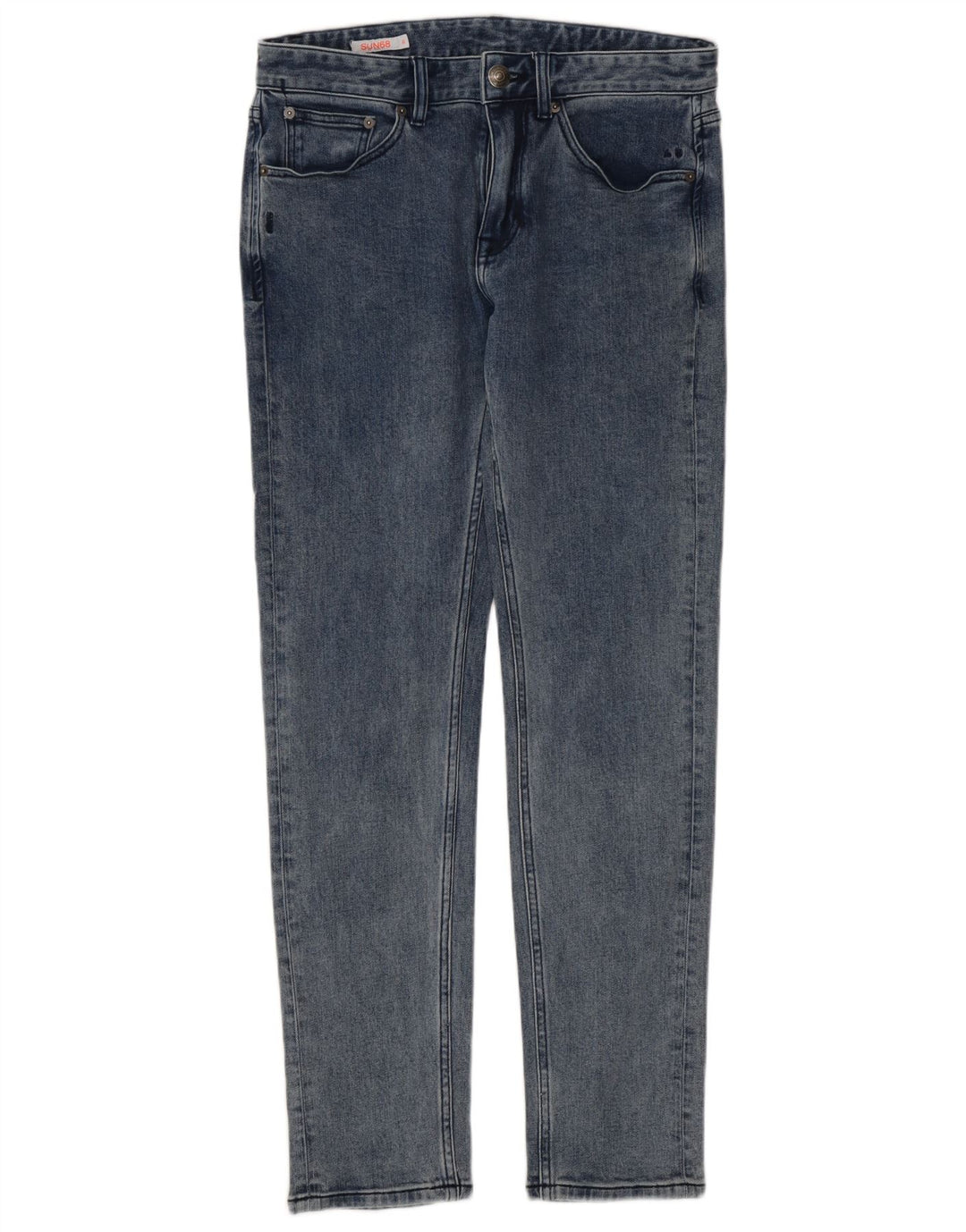 Sun68 Ανδρικό Slim Jeans W31 L30 Μπλε βαμβακερό