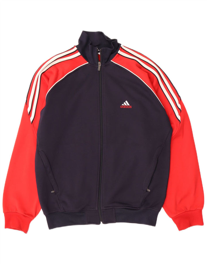 Ανδρική φόρμα Adidas Climawarm Top Jacket Small Navy Blue Colourblock