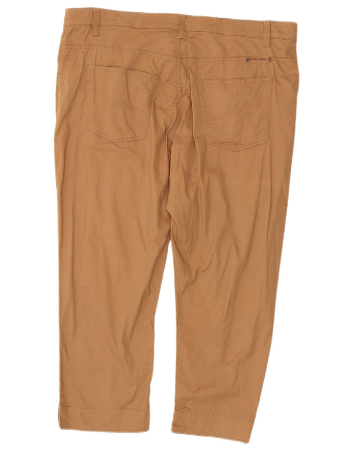 Γυναικείο Cropped Παντελόνι Marlboro Classics W38 L24 Καφέ βαμβακερό