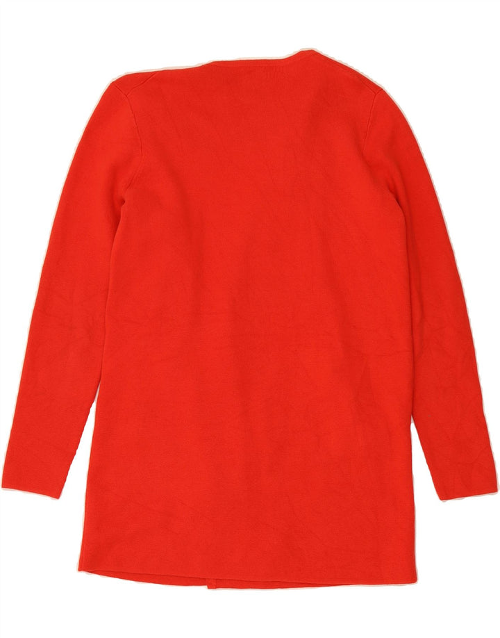 J. CREW Womens Open Cardigan Sweater UK 10 Small Red Cotton Vintage J. Crew and Second-Hand J. Crew from Messina Hembry 