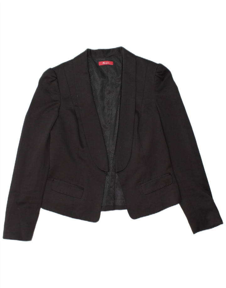 Γυναικείο μπουφάν MONSOON Crop Open Blazer UK 10 Small Black Polyester