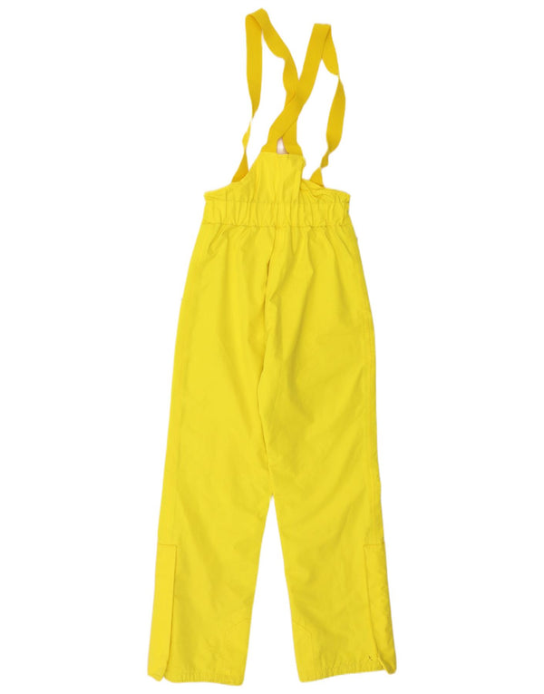 Vintage γυναικείο παντελόνι σκι Dungarees EU 34 XS Yellow Polyamide