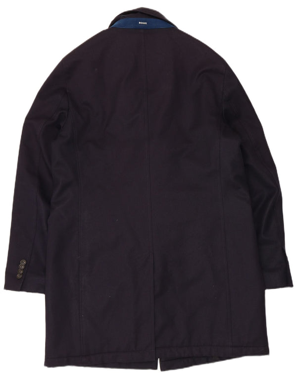 Ανδρικό πανωφόρι Boggi IT 46 Small Navy Blue Wool