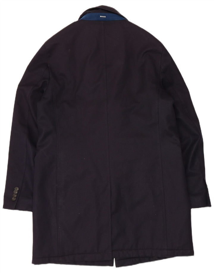 Ανδρικό πανωφόρι Boggi IT 46 Small Navy Blue Wool