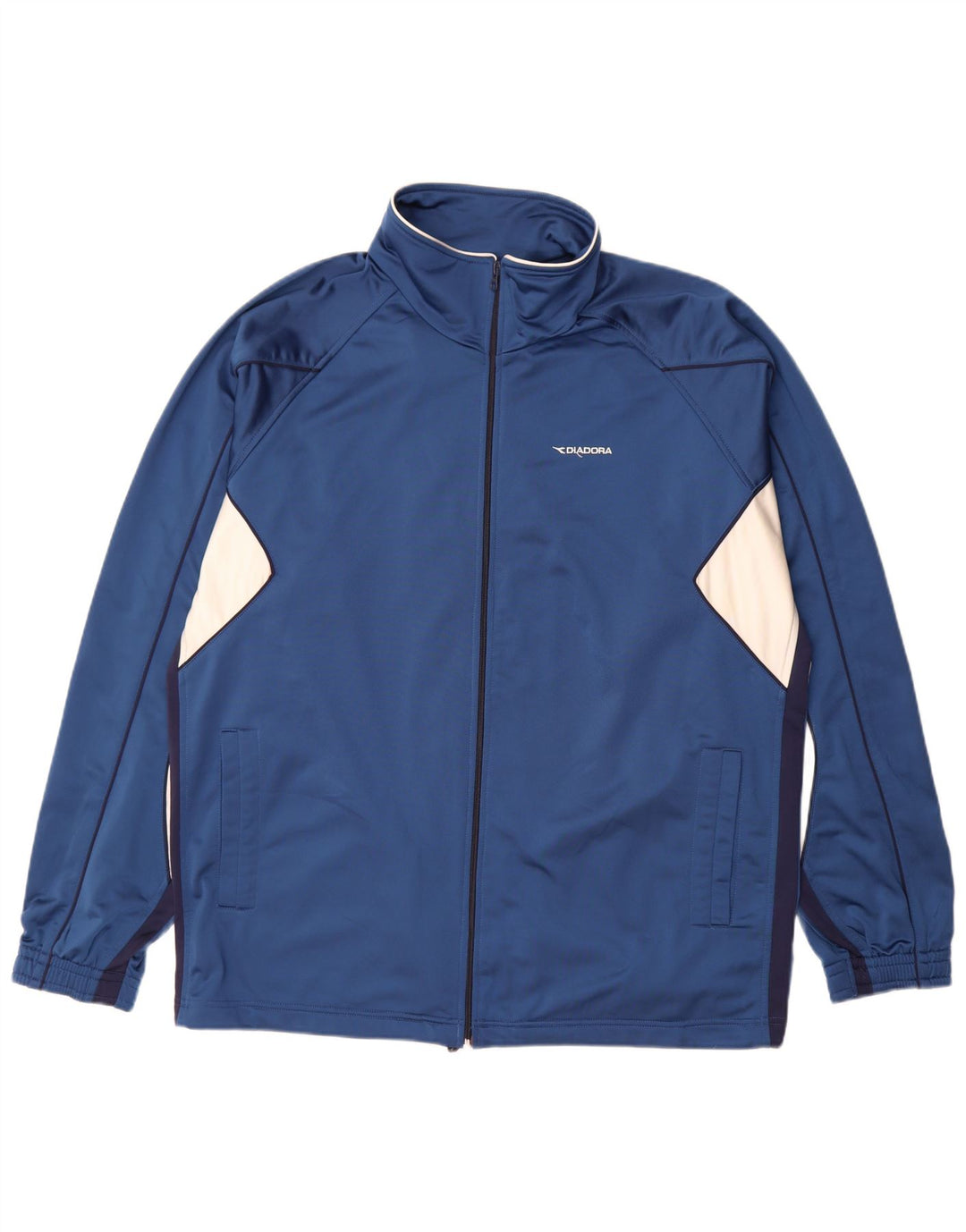 Ανδρική φόρμα Diadora Top Jacket 2XL Blue Colourblock Polyester