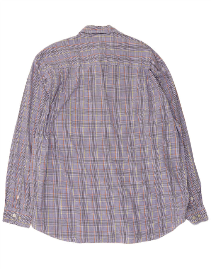 Ανδρικό πουκάμισο Eddie Bauer XL Blue Check Cotton