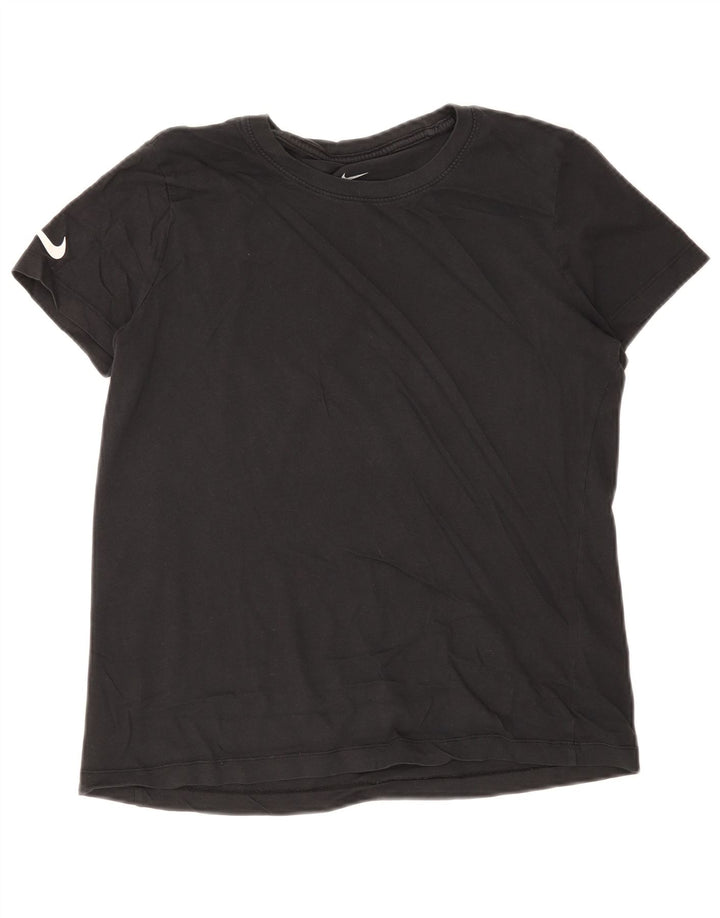 Ανδρικό μπλουζάκι Nike, μεγάλο μαύρο βαμβακερό
