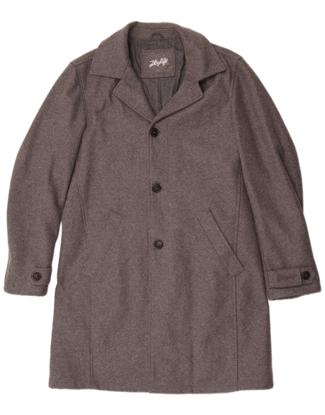 Ανδρικό πανωφόρι Playlife UK 40 Large Grey