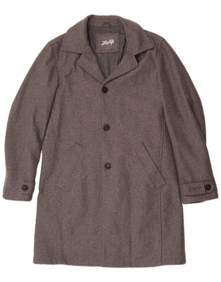 Ανδρικό πανωφόρι Playlife UK 40 Large Grey