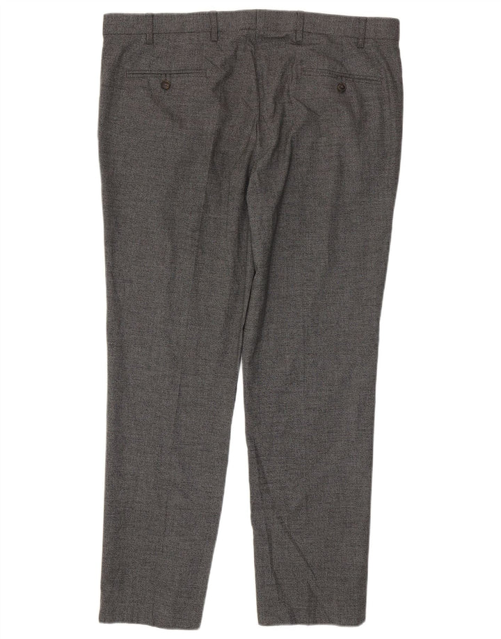 Marks & Spencer Ανδρικό Slim παντελόνι Chino W38 L31 Grey Polyester